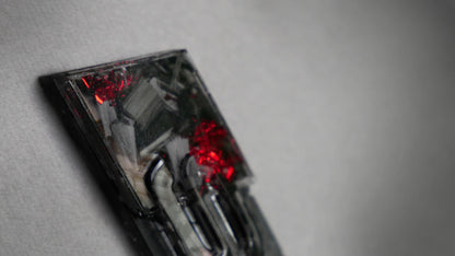 Badge en carbone forgé pour l'avant et l'arrière, fabriqué à la main pour S1, S2, S3, S4, S5, S6, S7, S8