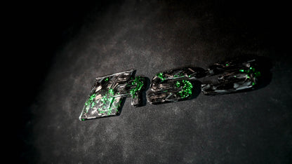 Badge en carbone forgé pour l'avant et l'arrière, fabriqué à la main, RS2, RS3, RS4, RS5, RS6, RS7, R8