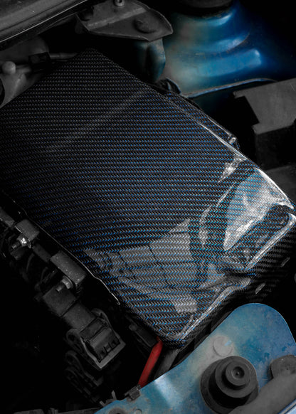 COUVERCLE BATTERIE en carbone pour TWINGO 2