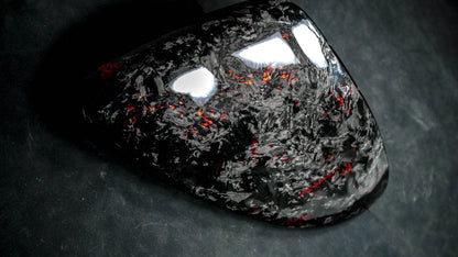 Coques de rétroviseur en carbone forgé – Golf 7 - fabriqué main en France